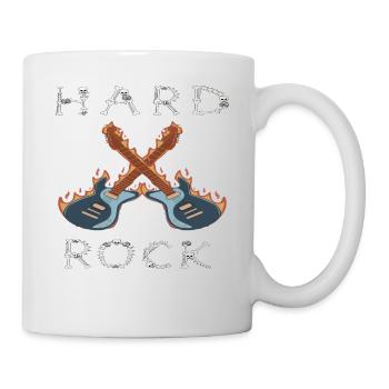 Musik Hardrock Heavy Metal Rock Konzert Festival - Tasse - Weiß - Rechts