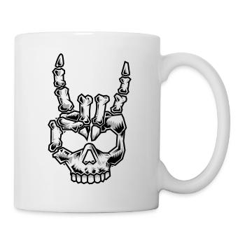 Musik Hardrock Heavy Metal Rock Konzert Festival - Tasse - Weiß - Rechts