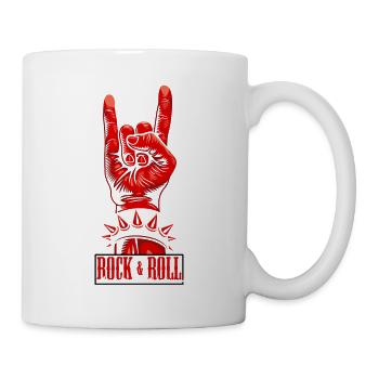 Musik Hardrock Heavy Metal Rock Konzert Festival - Tasse - Weiß - Rechts