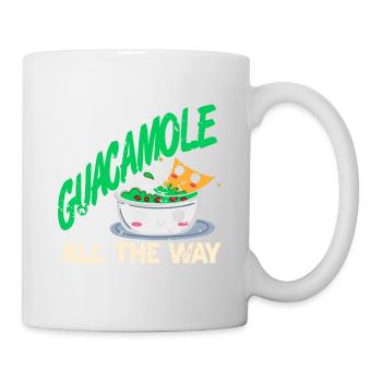 Guacamole Tout le chemin Rétro Cool Guac Amateurs - Mug blanc - blanc - Droite