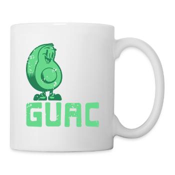 Je ne donne pas un Guac Rétro Drôle De Guacamole - Mug blanc - blanc - Droite