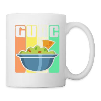 Rétro Vintage GUAC Awesome Guacamole Amateurs - Mug blanc - blanc - Droite