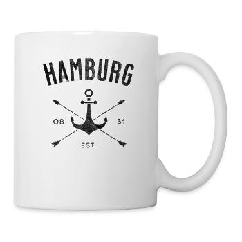 Hamburg Hafen Anker Fan Hambourg Cadeau - Mug blanc - blanc - Droite