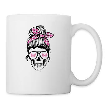 Brustkrebs Schmetterlinge - Tasse - Weiß - Rechts