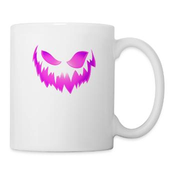 Pink Halloween Pumpkin Head - Mug - white - Right