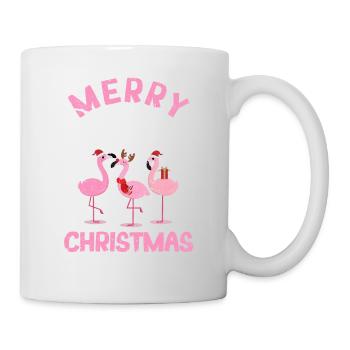 Joyeux flocage Noël Tropical Florida - Mug blanc - blanc - Droite