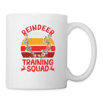 Coureur d’équipe Lumière de Noël Running Rennes - Mug blanc - blanc - Droite