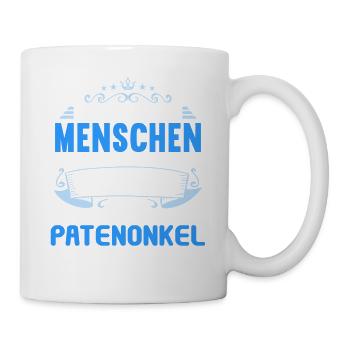 Die wichtigsten nennen mich Patenonkel Patenkind - Tasse - Weiß - Rechts