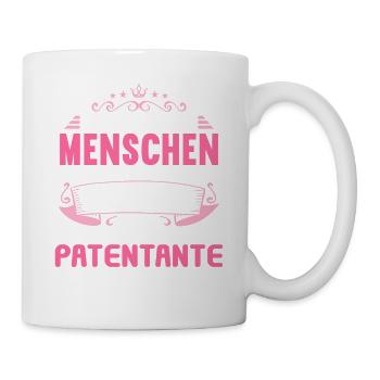 Patenkind Die wichtigsten nennen mich Patentante - Tasse - Weiß - Rechts