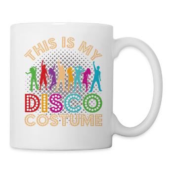 This Is My Disco Costume Shirt Retro Vintage 70's - Mug - white - Right