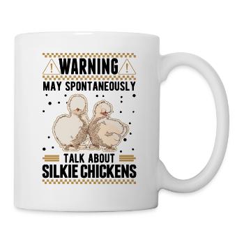 Warning Silkie Chicken Silkie Chicken - Mug - white - Right