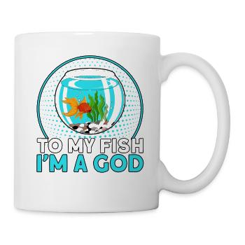Aquarist Fish Keeper Hobby Aquarium Fish Keeper - Mug blanc - blanc - Droite