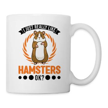 J’aime vraiment Hamsters Golden Hamster - Mug blanc - blanc - Droite