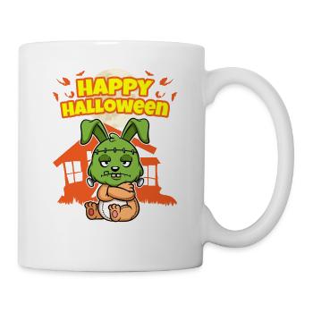 Happy Halloween Scary Funny Hallow's Eve Costume - Mug - white - Right