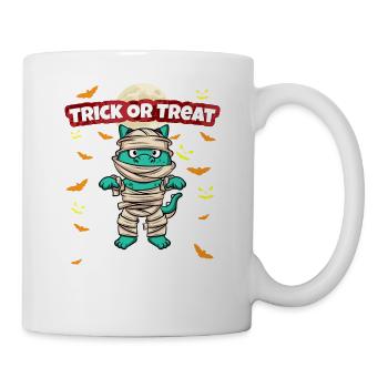 Trick Or Treat Scary Creepy Halloween Monster - Mug - white - Right