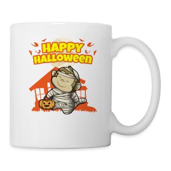 Happy Halloween Scary Funny Hallow's Eve Costume - Mug - white - Right