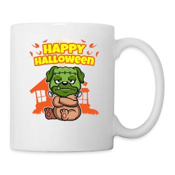 Happy Halloween Scary Funny Hallow's Eve Costume - Mug - white - Right