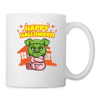 Happy Halloween Scary Funny Hallow's Eve Costume - Mug - white - Right