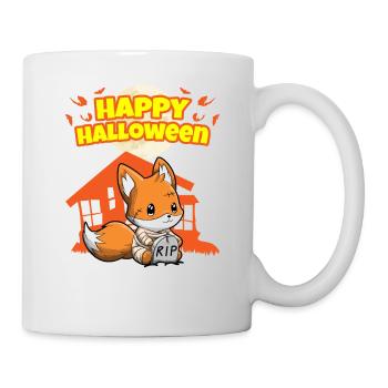 Happy Halloween Scary Funny Hallow's Eve Costume - Mug - white - Right