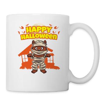 Happy Halloween Scary Funny Hallow's Eve Costume - Mug - white - Right
