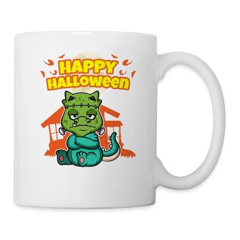 Happy Halloween Scary Funny Hallow's Eve Costume - Mug - white - Right