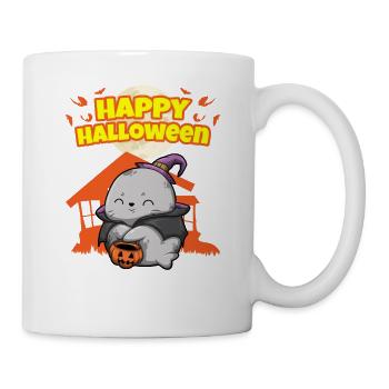Happy Halloween Scary Funny Hallow's Eve Costume - Mug - white - Right