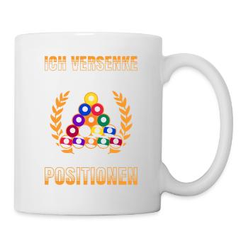 Ich Versenke Meinen Schuss In Allen Positionen - Tasse - Weiß - Rechts