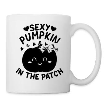 Sexy Pumpkin in Patch I Halloween Party Sexy Pumpkin - Mug - white - Right