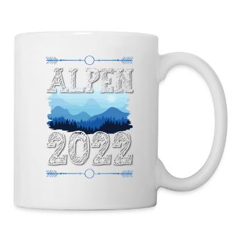 Alpen 2022 - Tasse - Weiß - Rechts