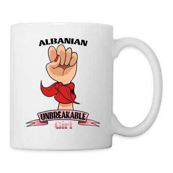 Albanian Girl Unbreakable I Albanian Heritage I - Tasse - Weiß - Rechts