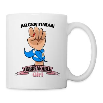 Fille argentine Incassable I Héritage Argentine - Mug blanc - blanc - Droite