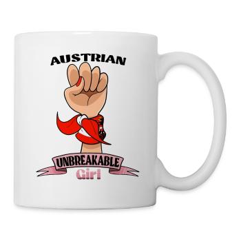 Austrian Girl Unbreakable I Austrian Heritage I - Tasse - Weiß - Rechts