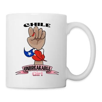 Chile Girl Unbreakable I Chile Heritage I Chile - Tasse - Weiß - Rechts