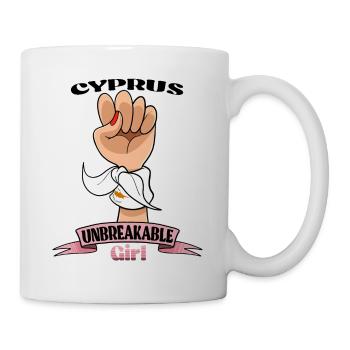 Cyprus Girl Unbreakable I Cyprus Heritage I - Tasse - Weiß - Rechts