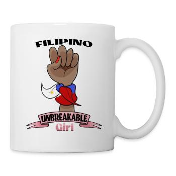 Filipino Girl Unbreakable Filipino Heritage - Tasse - Weiß - Rechts