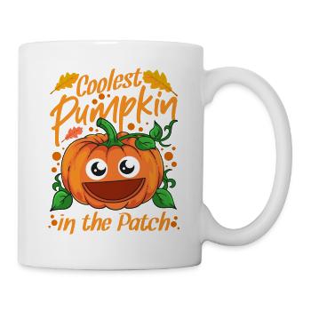 Coolest Pumpkin In The Patch Halloween - Mug - white - Right