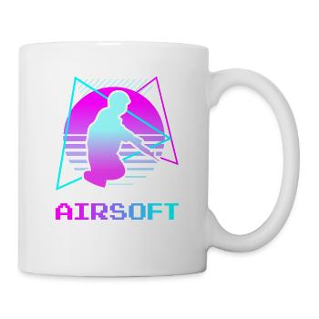 Retro Vintage Classic Airsoft Player - Mug blanc - blanc - Droite