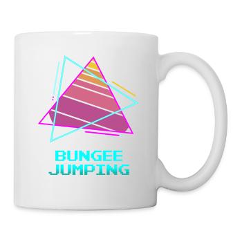 Rétro Vintage Classique Saut à l’élastique - Mug blanc - blanc - Droite