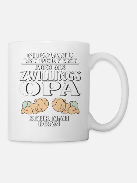 ZWILLINGS OPA - Tasse - Weiß