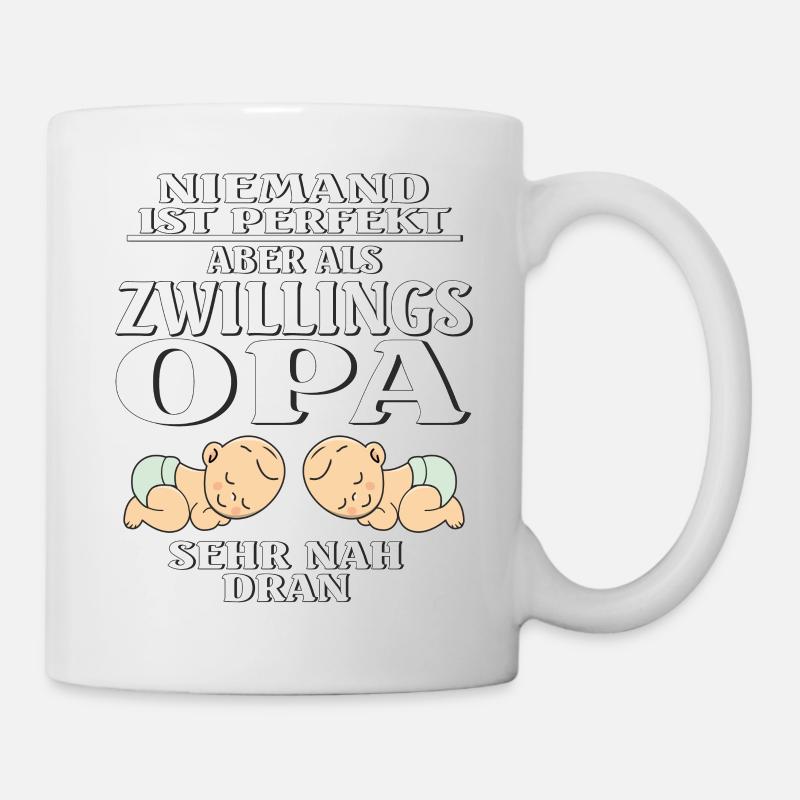 ZWILLINGS OPA - Tasse - Weiß