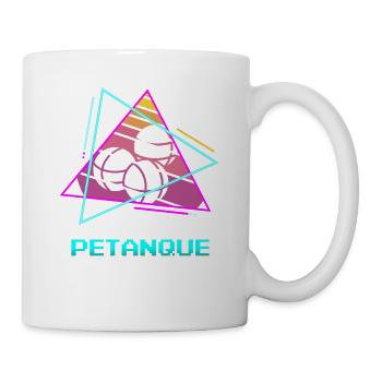 Retro Vintage Classic Petanque Player - Mug - white - Right