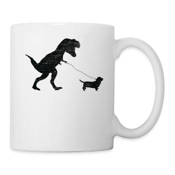 Vintage T-Rex - Mug - white - Right