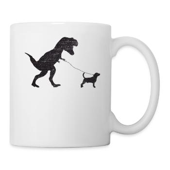 Vintage T-Rex - Mug - white - Right