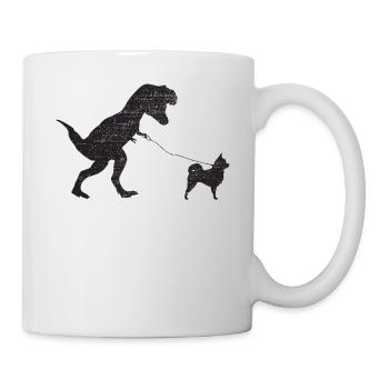 Vintage T-Rex - Mug - white - Right