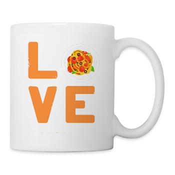 LOVE Spaghetti Cool Retro Spag Lover T-Shirt - Mug - white - Right