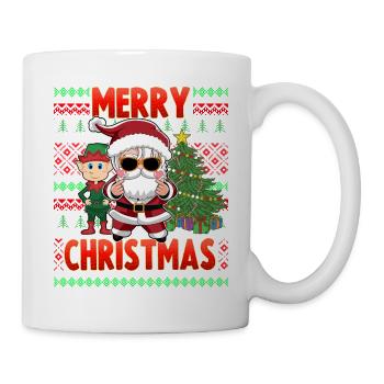Joyeux Noël Korean Pop Idol Noël - Mug blanc - blanc - Droite