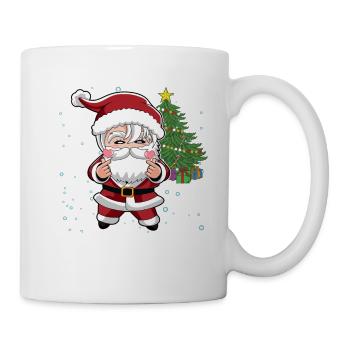 Oppa Santa Cool K-Pop Christmas Santa - Mug - white - Right
