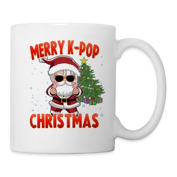 Joyeux Noël Noël Santa K Pop Style - Mug blanc - blanc - Droite
