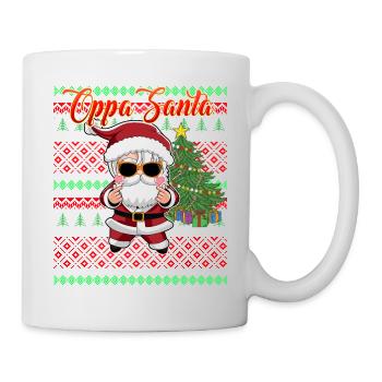 Oppa Santa Claus Korean Pop Christmas - Mug - white - Right