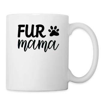 Fell-Mama - Tasse - Weiß - Rechts